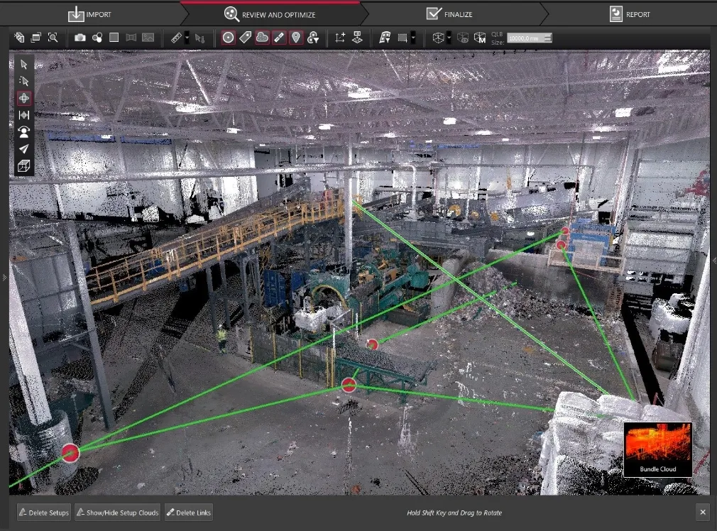 3D-scanning af eksisterende anlæg